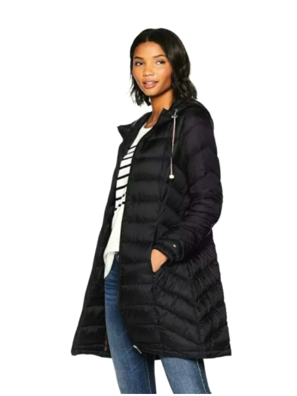 Tommy Hilfiger parka 37” long